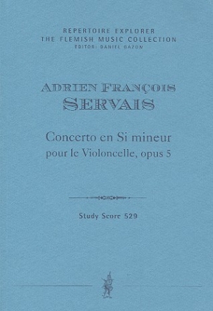 Concerto en si mineur op.5 pour violoncelle et orchestra partition de poche