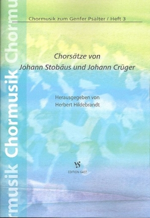 Chorstze von Johann Stobus und Johann Crger fr gem Chor und Klavier Partitur