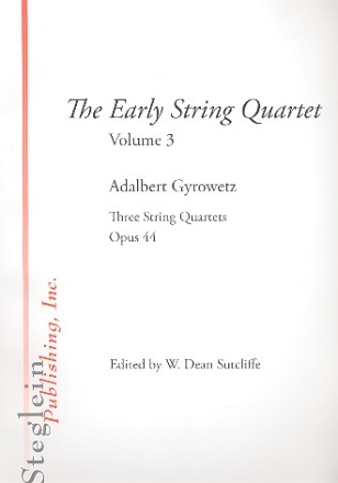 3 String Quartets op.44 score and parts