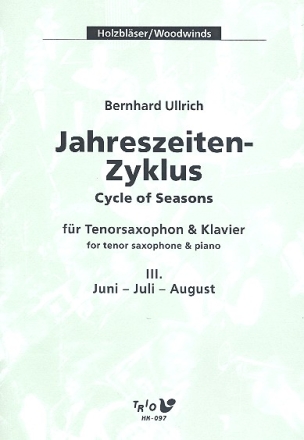 Jahreszeiten-Zyklus op.5,3 fr Tenorsaxophon und Klavier