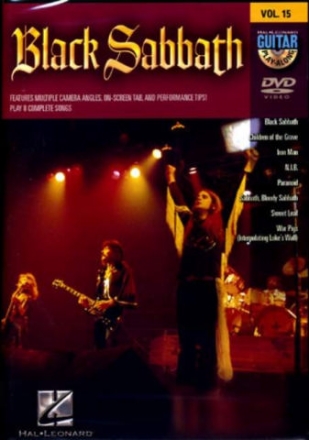 Black Sabbath DVD-Video guitar playalong vol.15