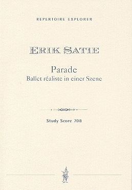 Parade fr Orchester Studienpartitur