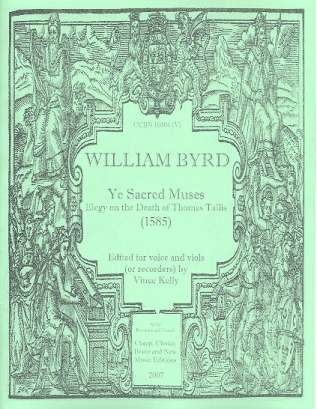 Ye sacred Muses for 5 voices, viols or recorders score and parts