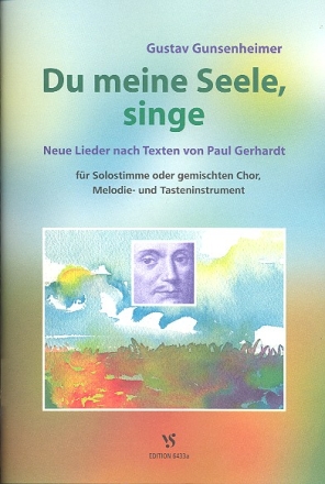 Du meine Seele singe fr hohe Stimme oder gem Chor, Melodieinstrument und Tasteninstrument,  Partitur