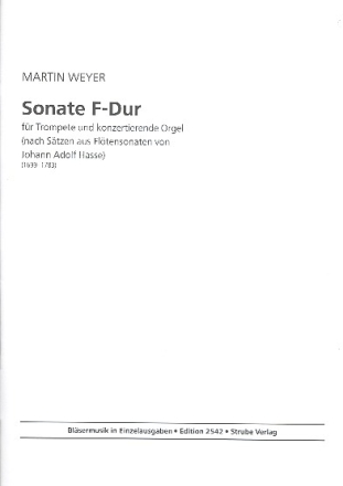 Sonate F-Dur für Trompete und Orgel