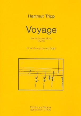 Voyage fr Altsaxophon und Orgel