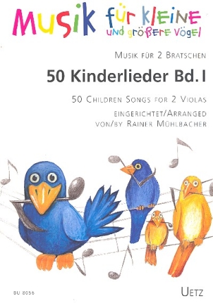 50 Kinderlieder Band 1 fr 2 Violas Spielpartitur