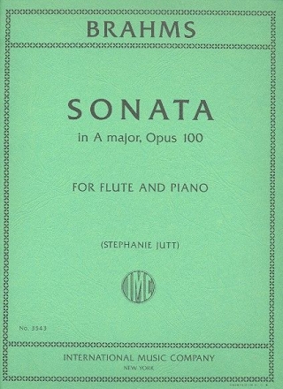Sonate A-Dur op.100 fr Flte und Klavier