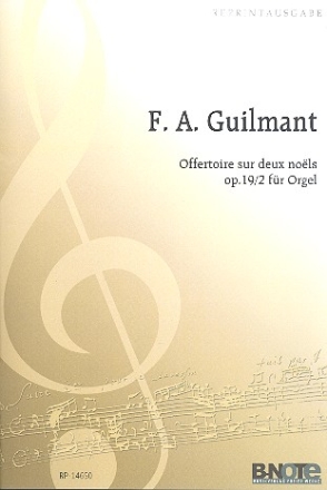 Offertoire sur 2 noels op.19,2 fr Orgel