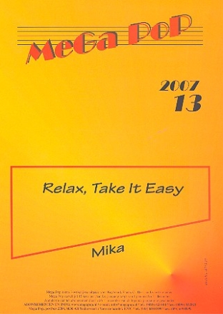 Relax take it easy: Einzelausgabe fr Klavier (Gesang/Gitarre) (en)