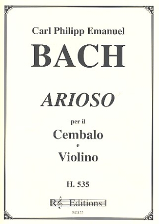 Arioso H535 fr Violine und Cembalo