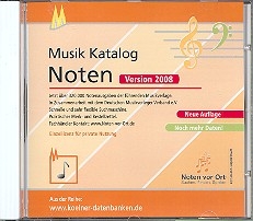 Musik Katalog Noten Version 2008 CD-ROM