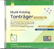 Musik Katalog Tontrger Version 2008 CD-ROM