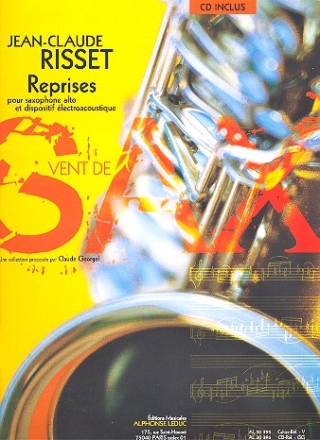 Reprises (+CD) pour saxophone alto et dispositif lectroacoustique