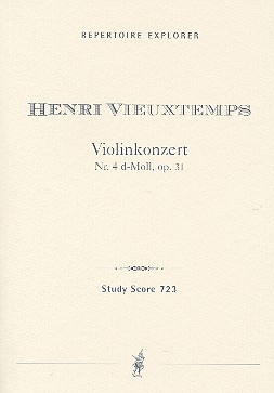 Konzert d-Moll Nr.4 op.31 fr Violine und Orchester Studienpartitur