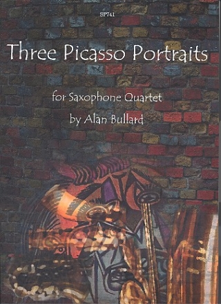 Three Picasso Portraits for saxophone quartet score+parts