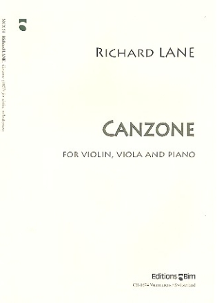 Canzone fr Violine, Viola und Klavier Stimmen