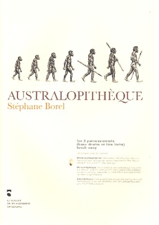 Australopithque fr 3-9 Percussionisten Partitur und Stimmen