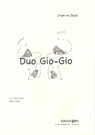Duo Gio-Gio für 2 Schlagzeuge Partitur und Stimmen