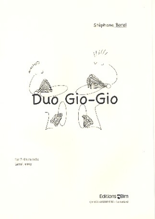 Duo Gio-Gio fr 2 Schlagzeuge Partitur und Stimmen