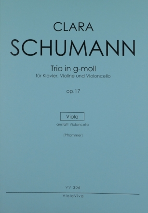 Trio g-Moll op.17 fr Violine, Violoncello und Klavier Viola-Stimme statt Violoncello