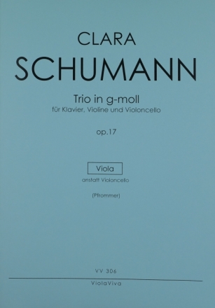 Trio g-Moll op.17 fr Violine, Violoncello und Klavier Viola-Stimme statt Violoncello