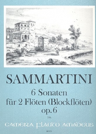 6 Sonaten op.6 fr 2 Flten (Oboen, Blockflten) Spielpartitur