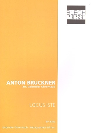 Locus iste fr Euphonium, 2 Tuben in F und Tuba in B Partitur und Stimmen