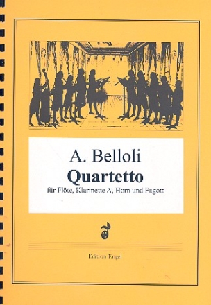 Quartett fr Flte, Klarinette, Horn und Fagott Partitur und Stimmen