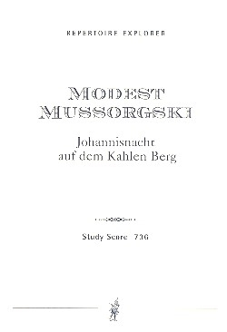 Johannisnacht auf dem Kahlen Berg fr Orchester Studienpartitur