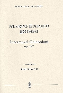 Intermezzo Goldoniani op.127 für Streichorchester Studienpartitur