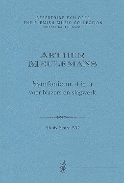 Sinfonie a-Moll Nr.4 fr Blser und Schlagwerk Studienpartitur