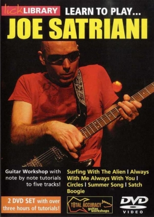 Learn to play Joe Satriani 2 DVD-Videos Lick Library