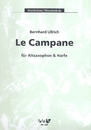 le campane fr Altsaxophon und Harfe Partitur und Stimme