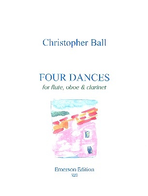 Four Dances for flute, oboe and clarinet score and parts
