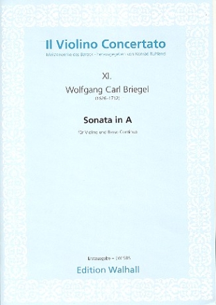Sonate A-Dur fr Violine und Bc