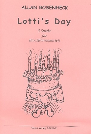 Lotti's Day  für 4 Blockflöten (SATB) Partitur