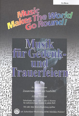 Musik fr Gedenk- und Trauerfeiern fr flexibles Ensemble Horn in Es