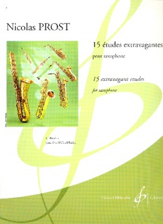 15 tudes extravagantes pour saxophone