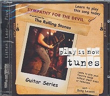 The Rolling Stones - Sympathy for the Devil CD Guitar Series Song Lesson Level 1 Play it now tunes