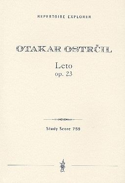 Leto op.23 fr Orchester Studienpartitur