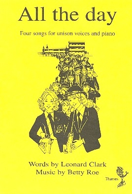 All the Day for unison chorus and piano, melody instrument ad lib score