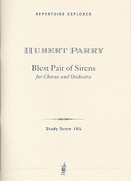 Blest Pair of Sirens  fr gem Chor und Orchester Studienpartitur