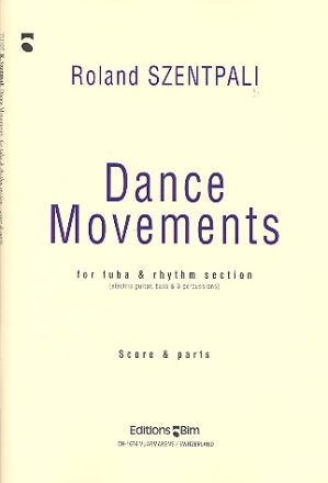 Dance Movements for tuba, electric guitar, bass and 3 percussions score and parts