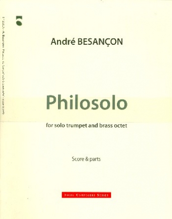 Philosolo  for trumpet and brass octet score and parts