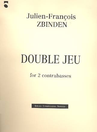 Double jeu for 2 contrabasses 2 scores