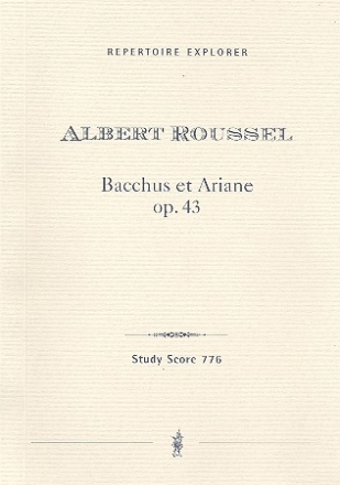 Bacchus et Ariane op.43 fr Orchester Studienpartitur