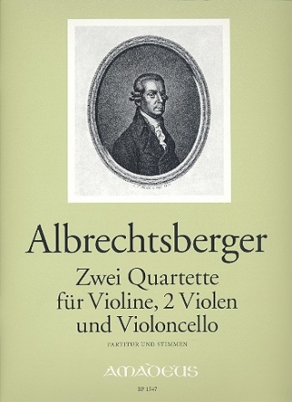 2 Quartette op.20,3 und op.20,4 fr Violine,  2 Violen und Violoncello Partitur und Stimmen