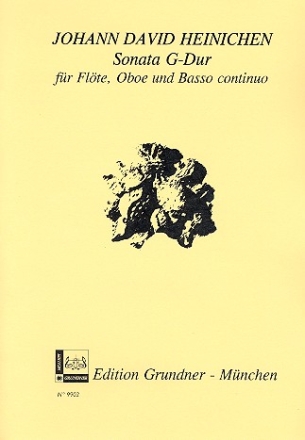 Sonate G-Dur fr Flte, Oboe und Bc Partitur (=Klavier) und Stimmen