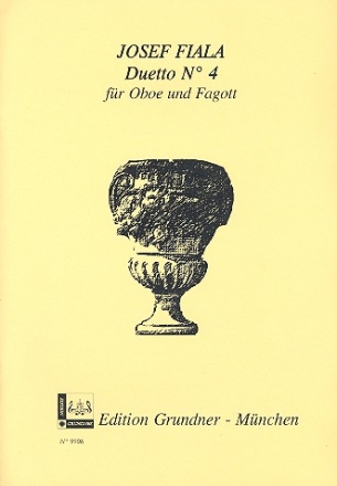 Duett Nr.4 fr Oboe und Fagott Spielpartitur